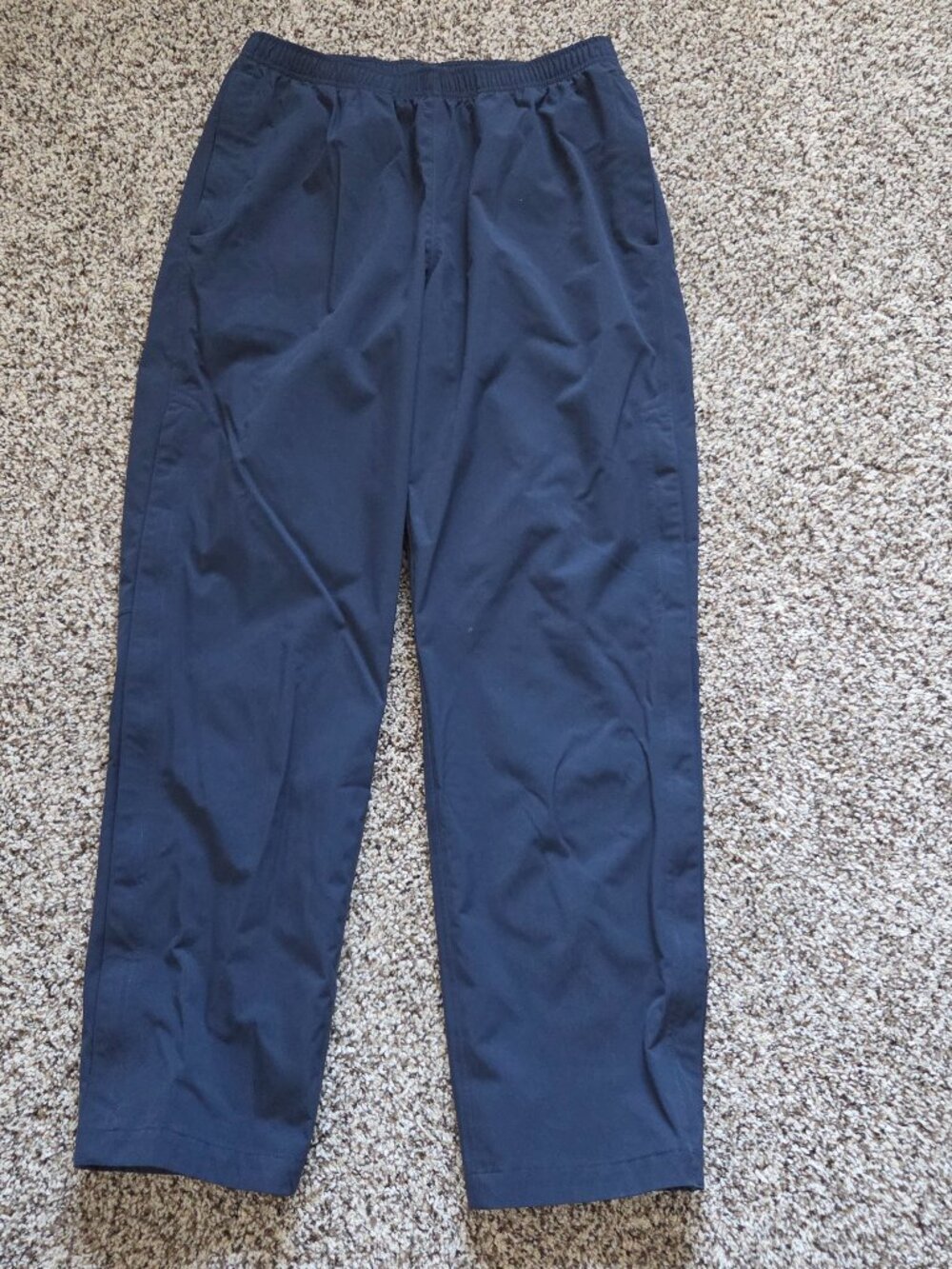 Outerknown Active Rain Pants Navy Blue Size XS Lined Performance Econyl Nylon